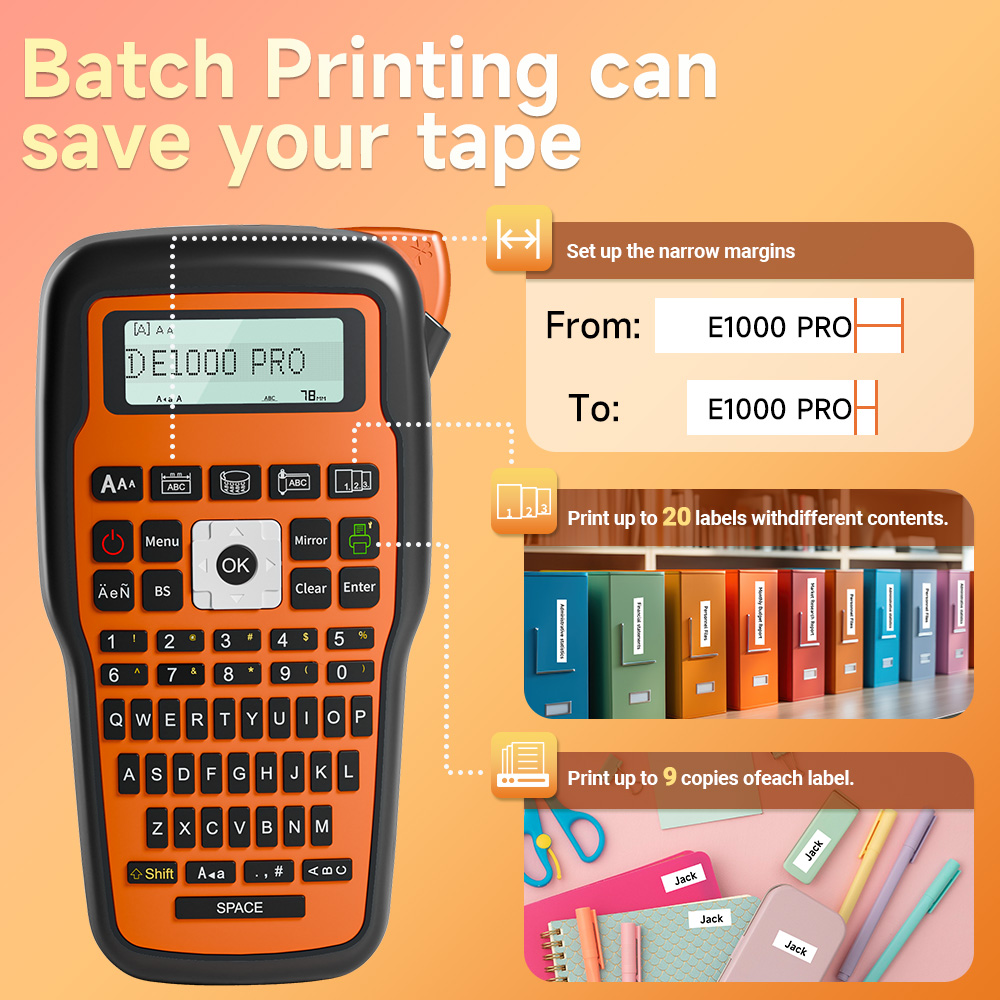 QWERTY 키보드 E1000 라벨 프린터는 러시아어  - Commercial Printing Inc 리뷰 및 가격